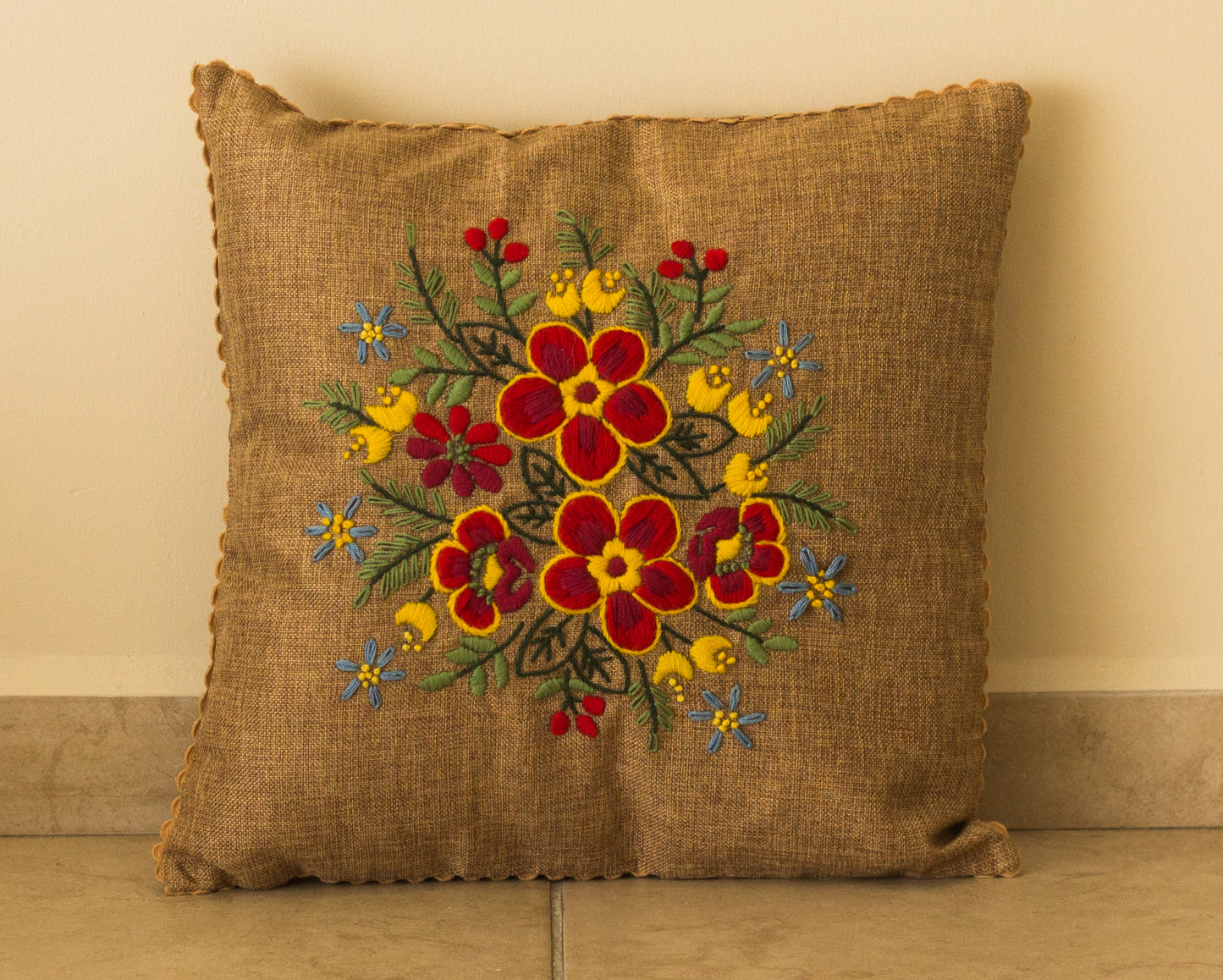 Vibrant Floral Pillow Case