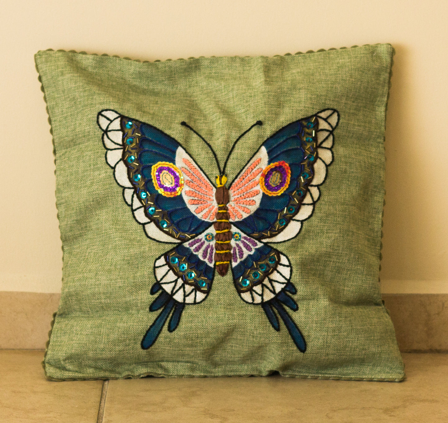 Butterfly Pillow Cover